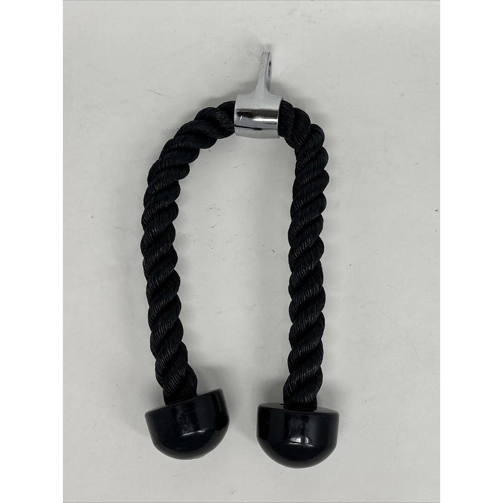 Dual Grip Tricep Rope, Pull Down Cable Machine Attachment